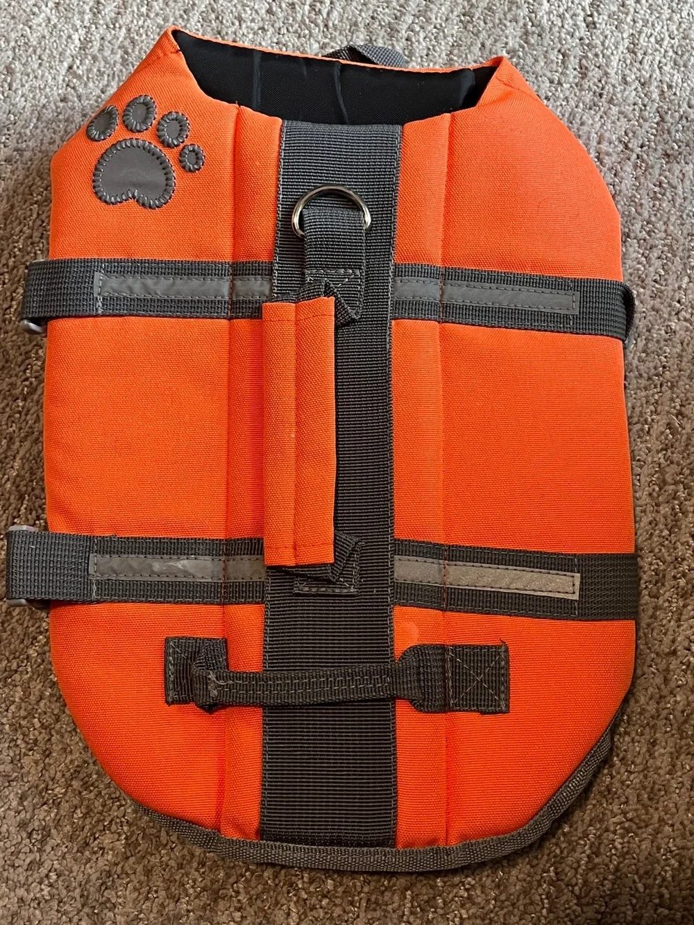 Dog Life Jacket Medium Safety Dog Life Vest for Swimming/Boating M. 2563/DB-1